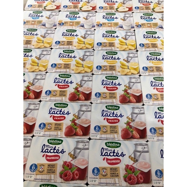 Sữa chua bledina pháp vị chuối  6hộp 60gr