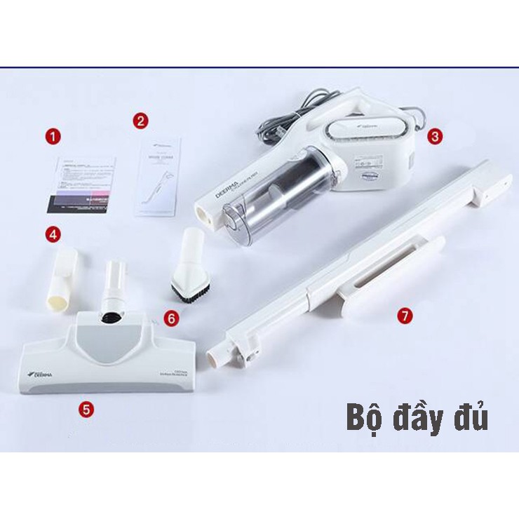 Máy Hút Bụi Gia Đình Cầm Tay Deerma 2 Trong 1 DX700 Thế Hệ Mới HB88