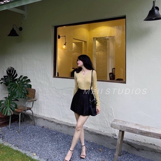 Chân váy chữ A trơn tôn dáng