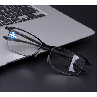 Kính lão thị viễn thị trung niên đa tròng nhìn mọi khoảng cách sẵn độ cực bền chống va đập hàng Nhật KV2MUNIQUI