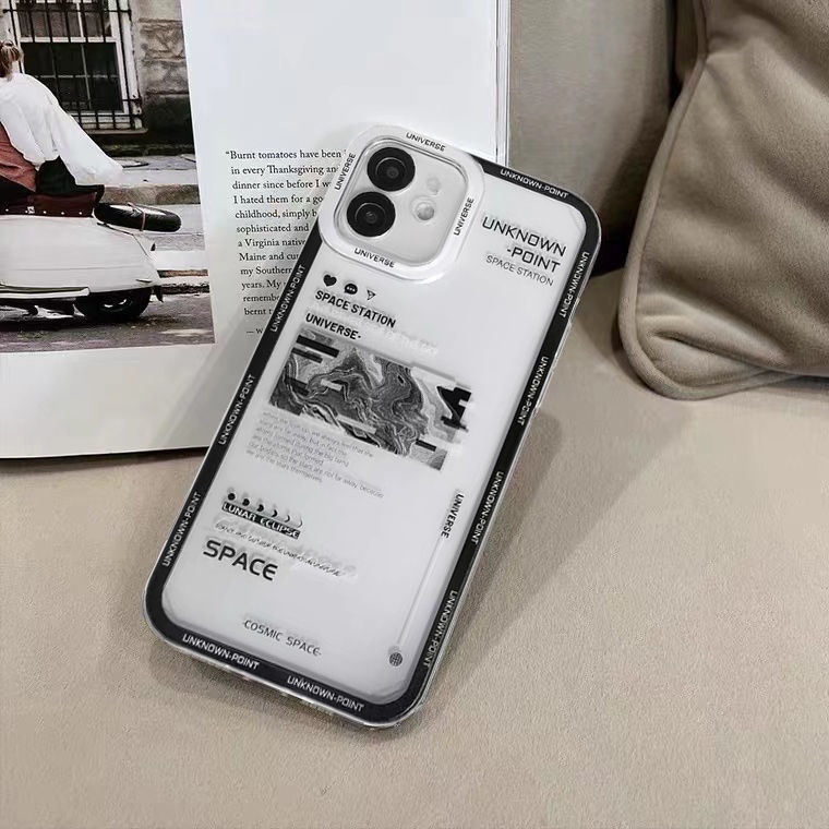 Ốp Điện Thoại Mềm Màu Đen Thời Trang Cho IPhone 14 13 12 Pro max11 Pro MAX / 6S / 7 / 8 Plus / XR