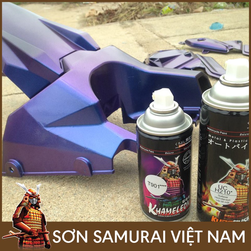 Combo sơn xe máy màu 3D T901 Samurai