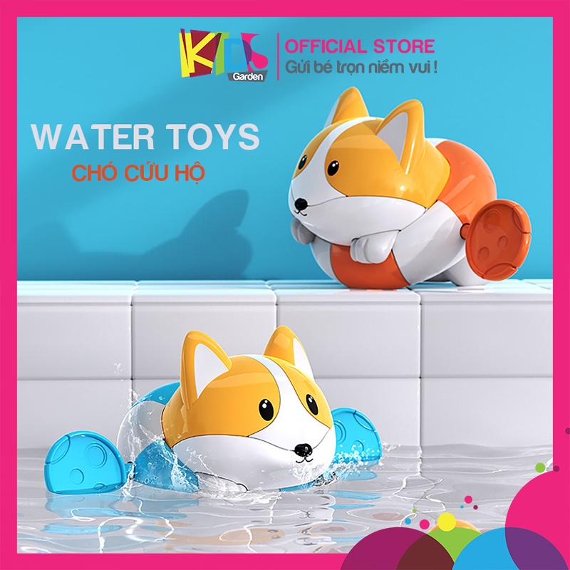 Đồ chơi nhà tắm cho bé hình Chó cứu hộ với phao bơi giúp trẻ tắm một cách vui vẻ DC10 KIDS GARDEN