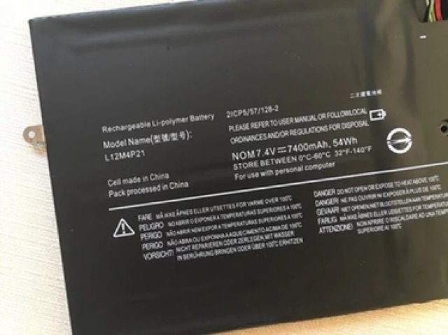 IN LENOVO L12M4P21 L13S4P21 YOGA 2 PRO 54Wh Zin | BigBuy360 - bigbuy360.vn