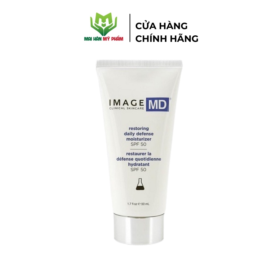 Kem Chống Nắng Ngừa Lão Hóa Image Skincare Restoring Daily Defense Moisturizer 50 50ml