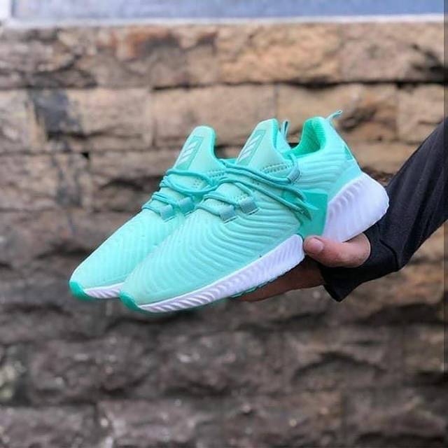 Giày Thể Thao Chạy Bộ Adidas Màu Trắng Đen Hồng Thời Trang Cho Nữ