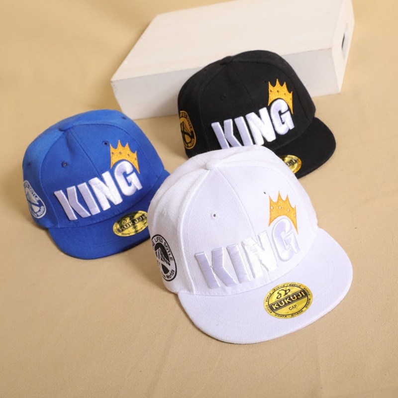 Mũ Lưỡi Trai Thêu Chữ KING Hàn Quốc Thời Trang Cho Bé