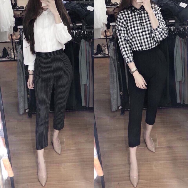 Quần baggy chun sau Zara