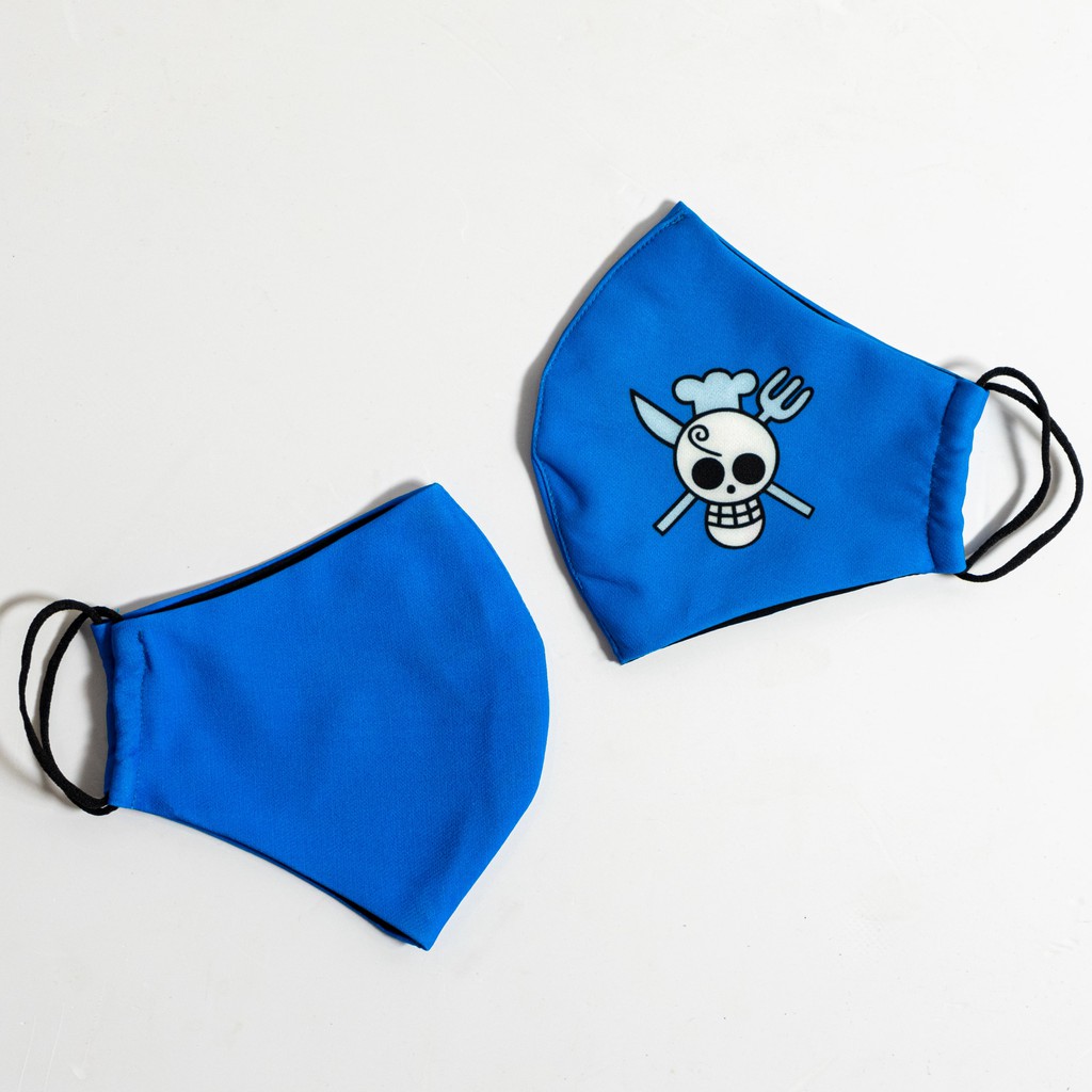 Khẩu trang vải in hình Onepice ❤ Hacojany ❤ Khẩu trang vải 2 lớp ❤ Freesize nam nữ | BigBuy360 - bigbuy360.vn