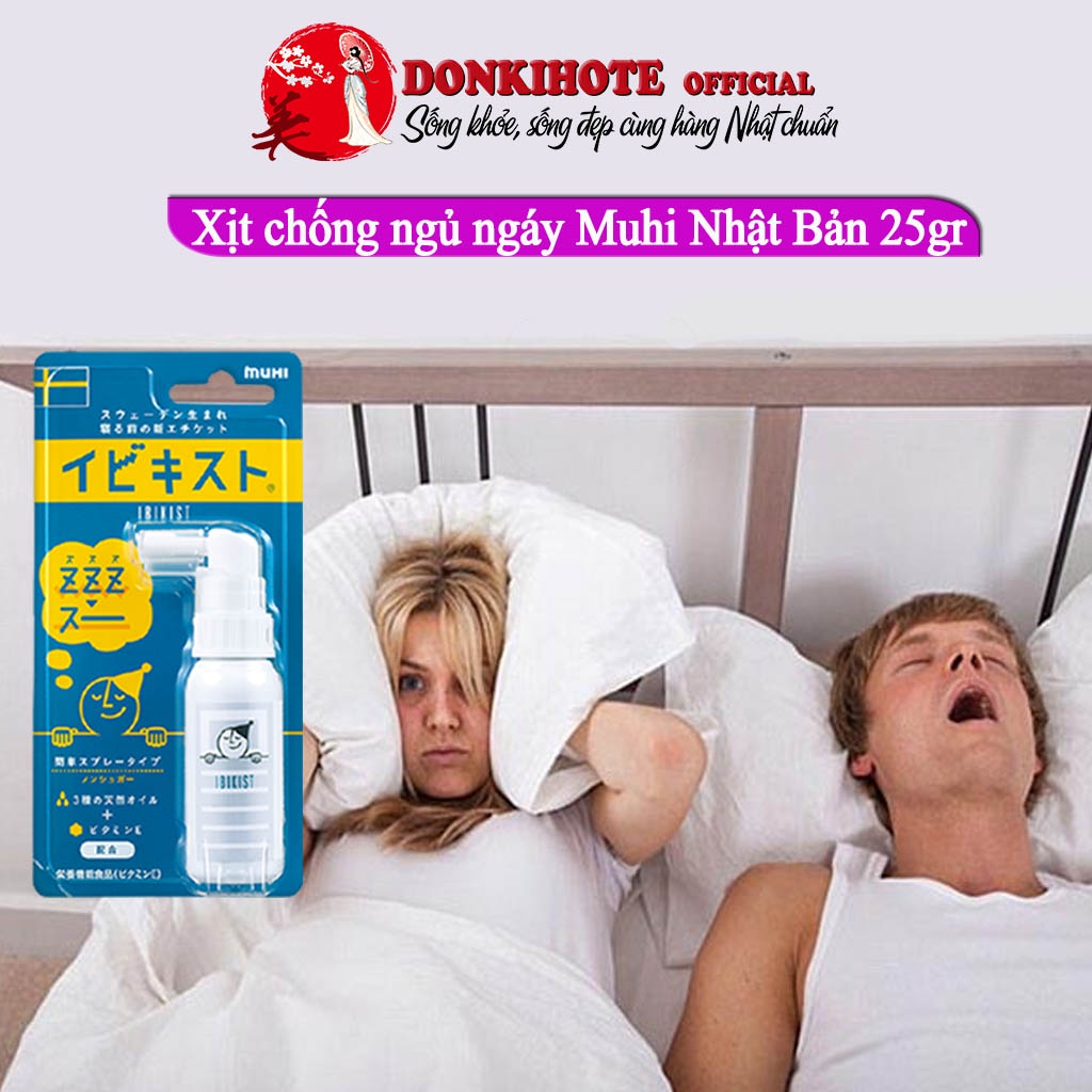 Xịt chống ngủ ngáy, muhi nhật 25gr