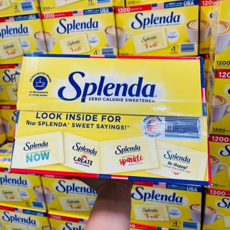 Đường ăn kiêng giảm cân Splenda chính hãng USA tách lẻ gói