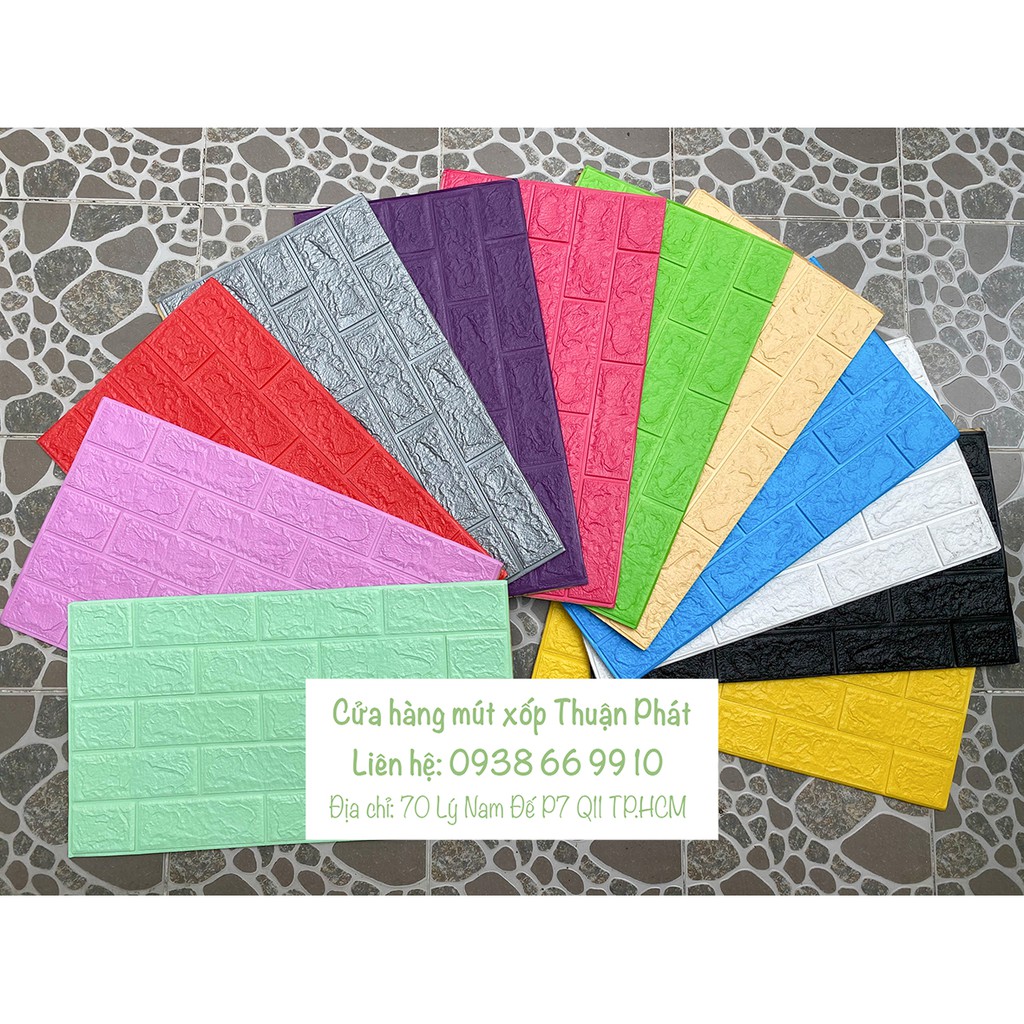 Xốp Dán Tường 3D trang trí