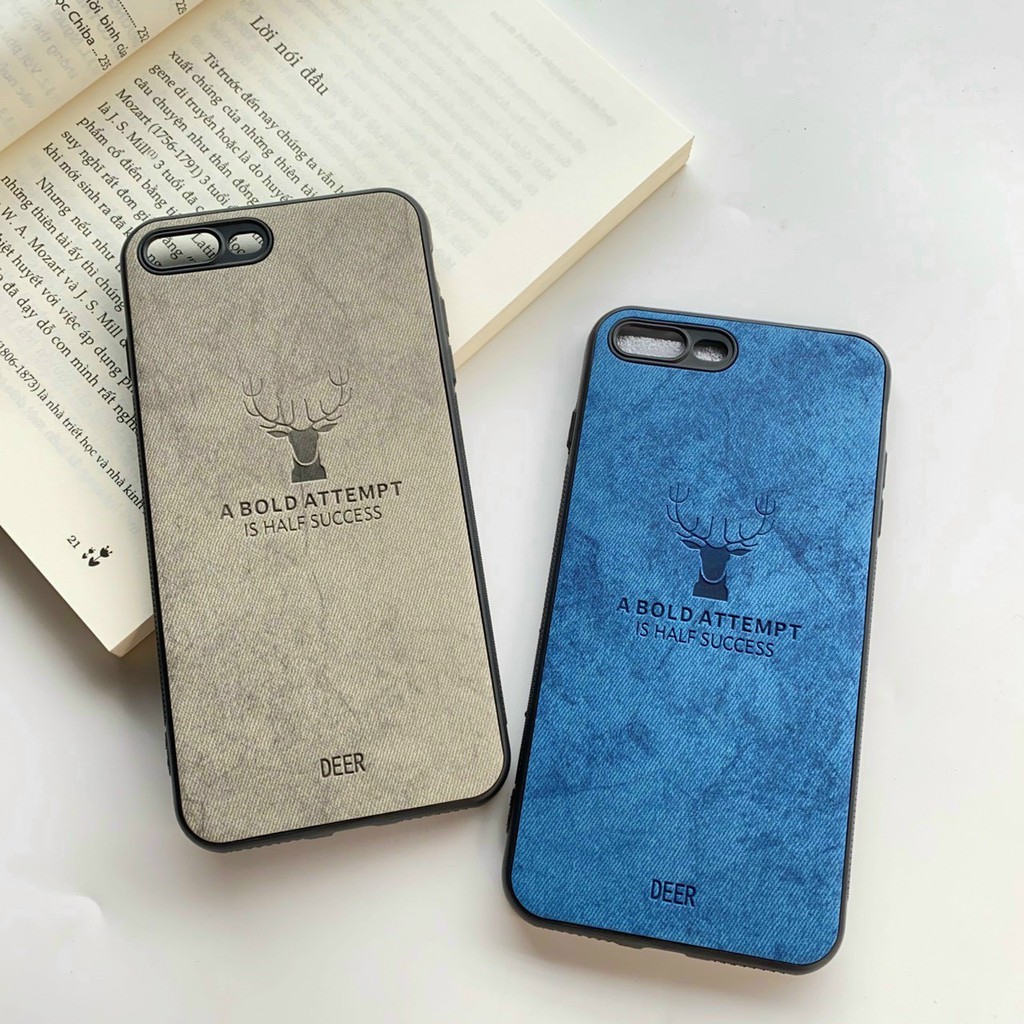 Ốp lưng da iphone 6 7 8, 6 7 8 plus, Iphone X, Xs max , iphone 11, 11 pro max logo táo, logo đầu hươu