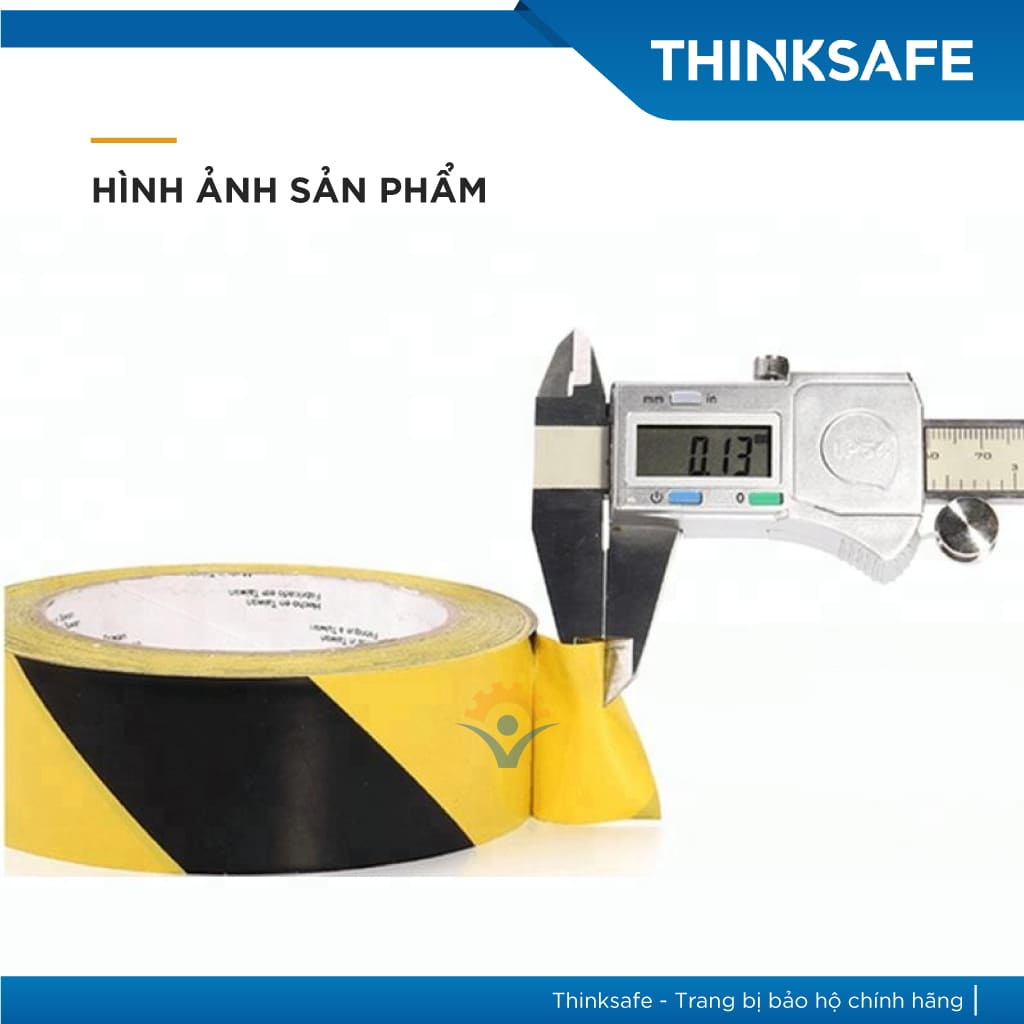Băng keo dán nền 3M 766, chuyên dùng cảnh báo nhà xưởng, tủ điện, tường, nền nhà, tháo không để lại keo - THINKSAFE