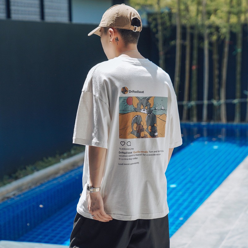 Áo Thun Nam Nữ UNISEX Tay Ngắn Cổ Tròn In Hình Hoạt Hình 2020 | BigBuy360 - bigbuy360.vn