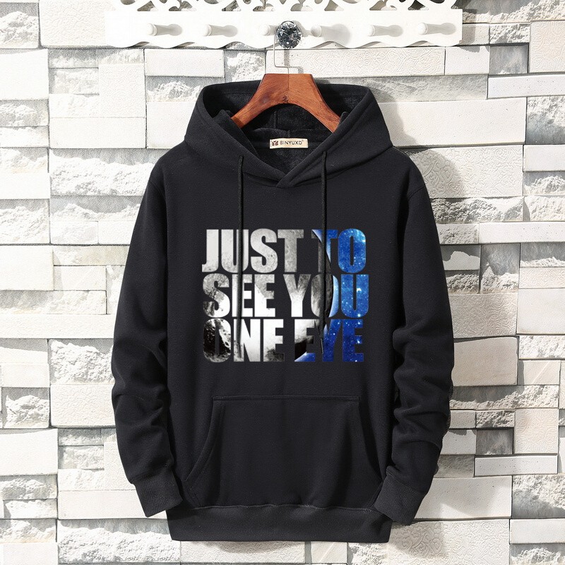 Áo hoodies nỉ ngoại JUST TO SEE YOU không xù lông A095 | BigBuy360 - bigbuy360.vn