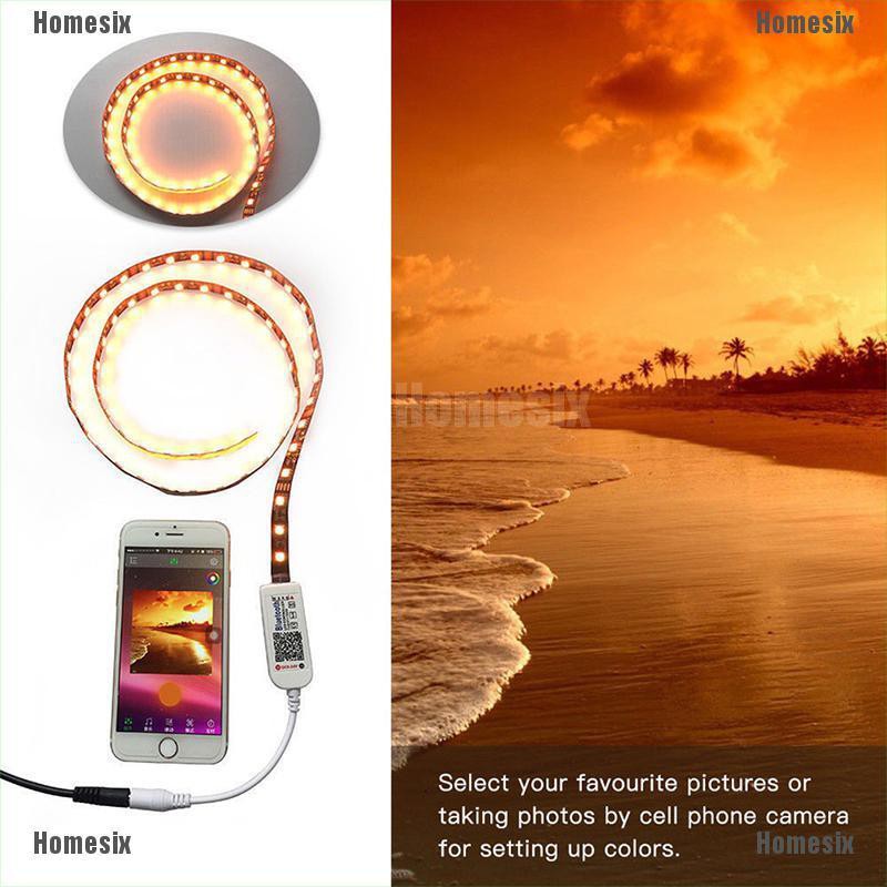 Bộ điều khiển dây đèn LED RGB / RGBW mini kết nối Bluetooth