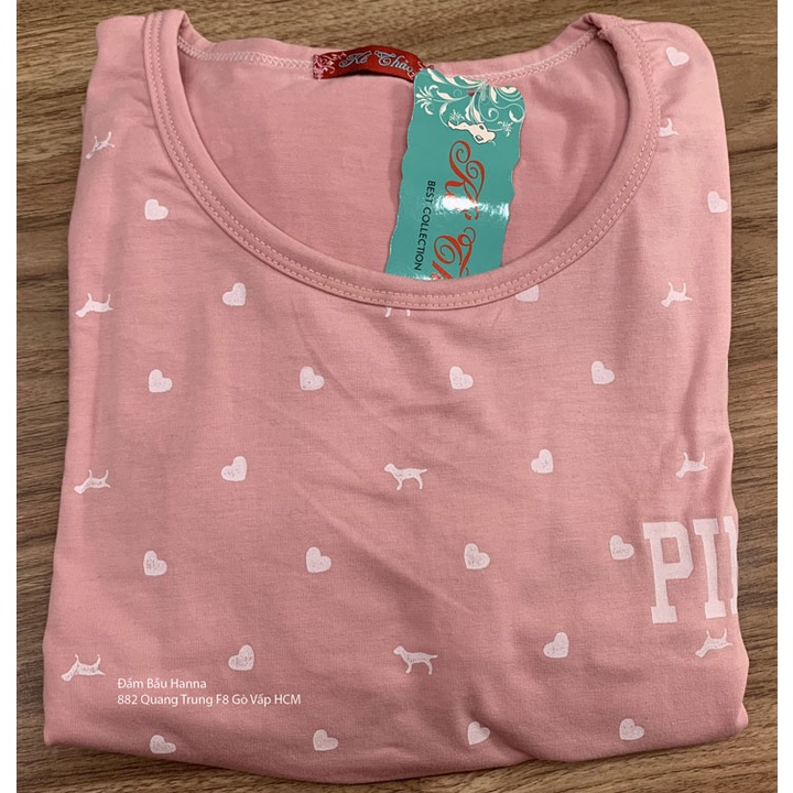 [SIZE 40-65KG] Đồ bộ bầu mặc ở nhà cho bé ty quần lửng vải thun cotton lạnh cao cấp mềm mát không xù co dãn thoải mái