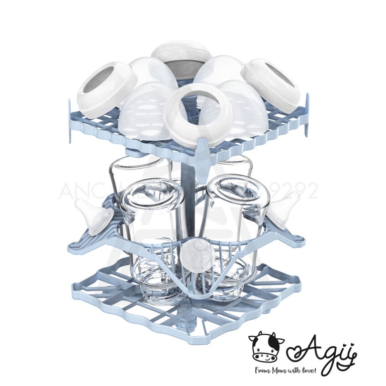 Máy rửa bình sữa AGII tự động làm sạch, máy rửa bình tiệt trùng sấy khô