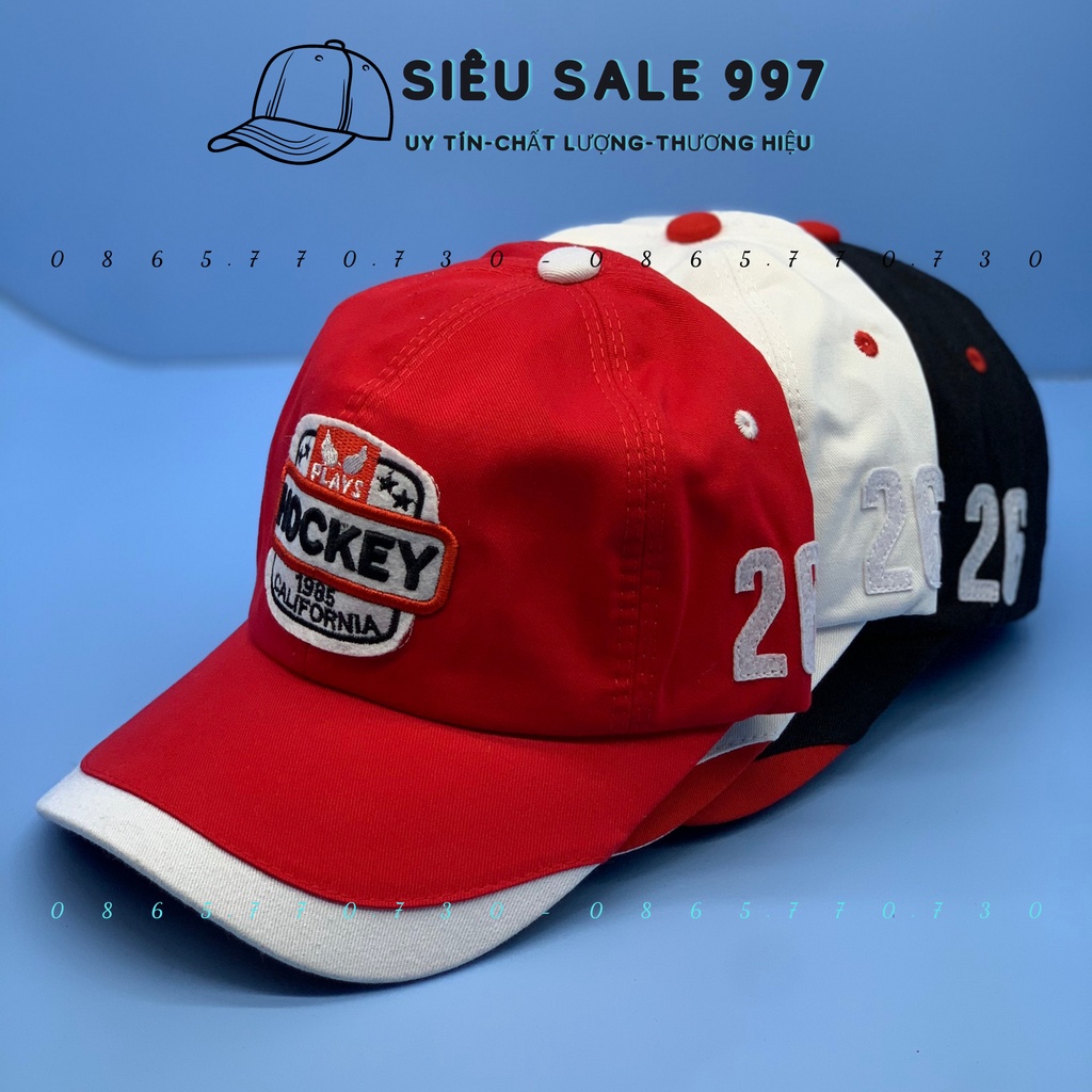Nón Hockey Vải Cotton Lụa Hàng Đẹp Như Hình, Nón Hockey Chuẩn Form Êm đầu