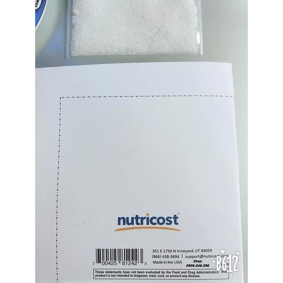 [Date: 04 / 2023] Gói LCLT của Hãng Nutricost nổi tiếng Mỹ, Dùng Thoa ngoài pha với Minoxidil tăng Kết quả mọc Râu, Tóc