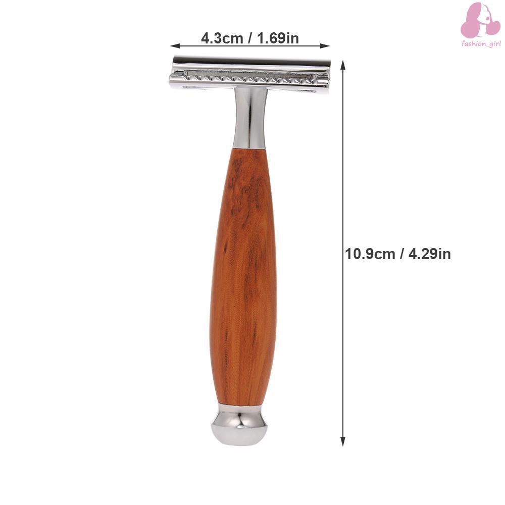 FAGI Shaving Razor Safety Razor Double Edge Beard Razor Manual Beard / Mustache Removal Shaving Tool Zinc Alloy