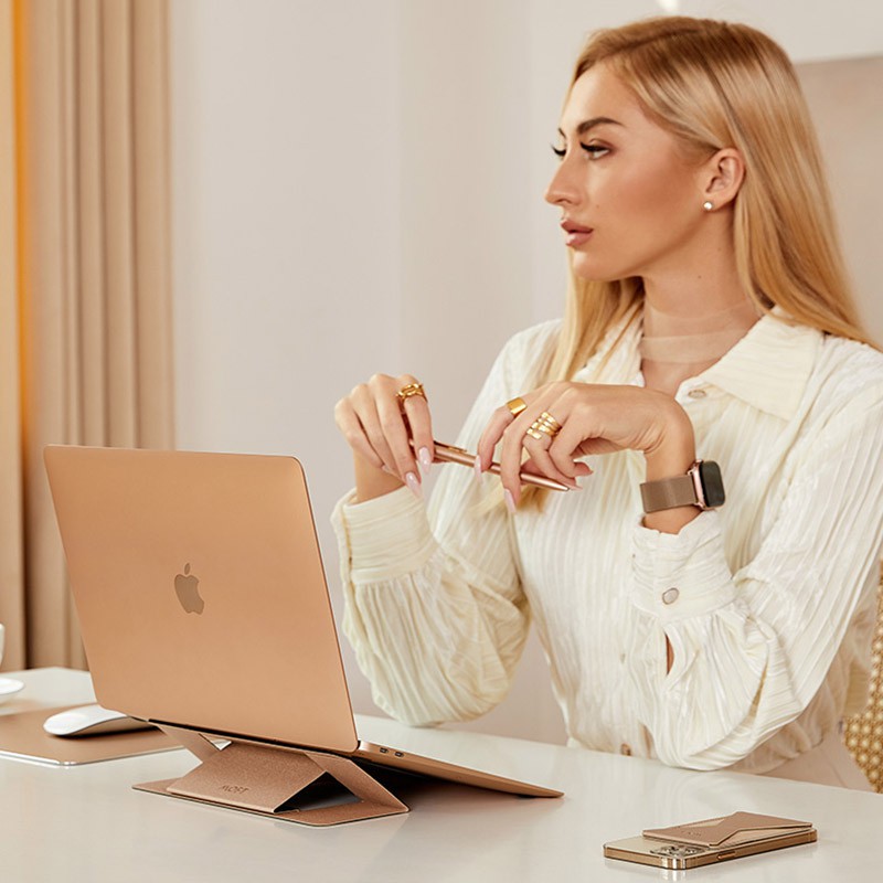 Chân Đế Laptop Macbook Siêu Mỏng, Giá Đỡ Máy Tính Siêu Nhẹ Moft Laptop Stand Fashion Color For Ladies