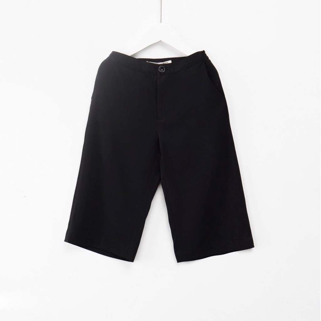 Quần Lửng Ống Rộng Dáng Suông Cotton Nhiều Màu Cho Bé Gái