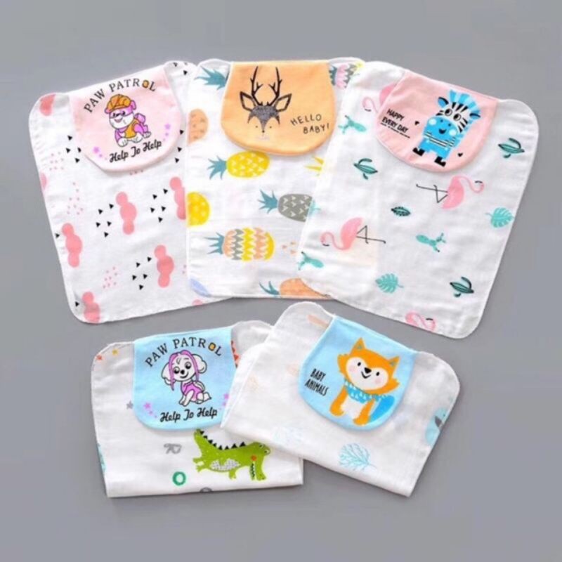 Khăn Thấm Mồ Hôi Lưng / Tránh Cảm Lạnh Cho Bé