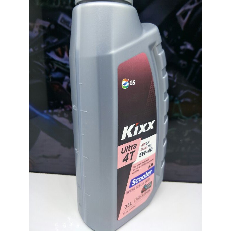 Nhớt Kixx Scooter Ultra 4T 5W40 Fully Synthetic 800ml nhập khẩu Hàn Quốc nhớt xe tay ga