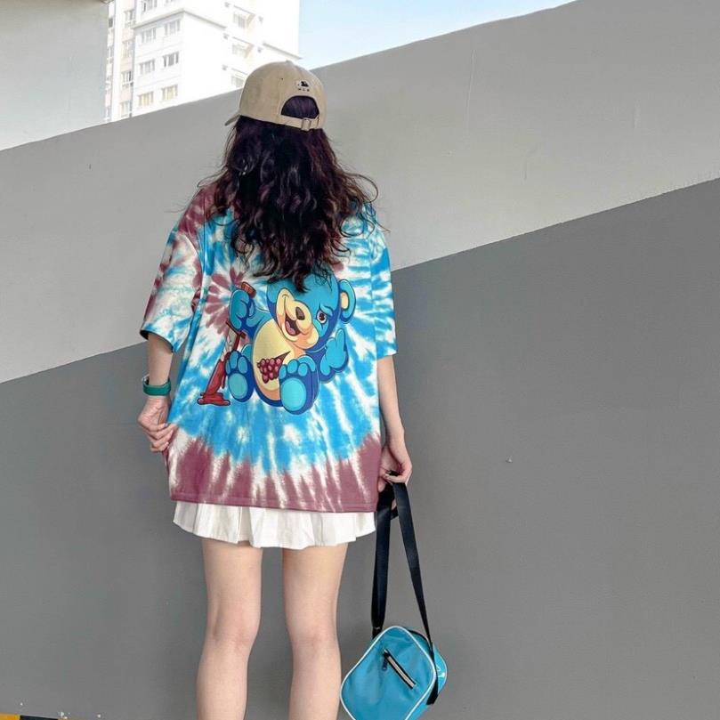 SALE Áo Phông Loang, Áo Thun Loang Nam Nữ Tay Lỡ Cao Cấp Unisex - Hàng Hot Trend Loại 1 Thiết Kế BỤI, NGẦU, CHẤT