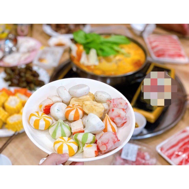 KHAY VIÊN THẢ LẨU THẬP CẨM 200g-500g