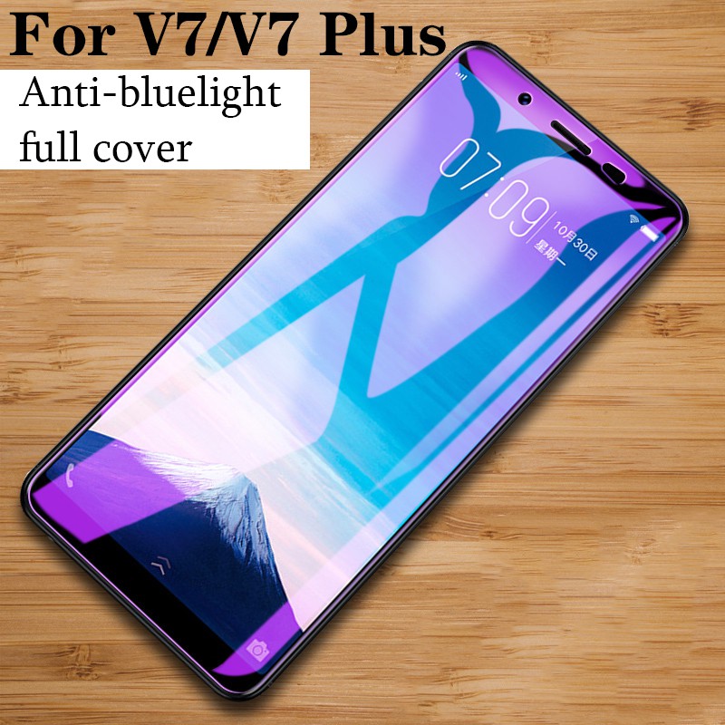 Kính Cường Lực Chống Ánh Sáng Xanh Bảo Vệ Màn Hình Cho Vivo V7 V7 Plus