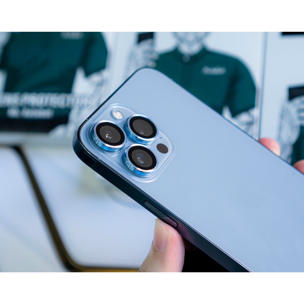 Bộ Dán Bảo Vệ Camera Kính Saphire Kuzoom Cho IPhone Miếng Dán Chống Trầy Xước Bảo Vệ Camera IPhone 11/12/13pro/14promax