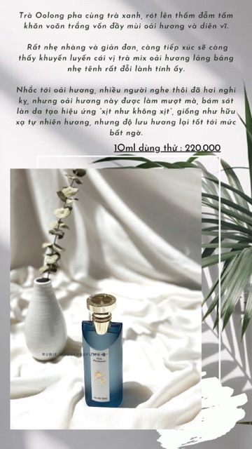 10ml 🍂 𝗔𝗨 𝗧𝗛𝗘 𝗕𝗟𝗘𝗨 BVLGARI - Nước Hoa Unisex | BigBuy360 - bigbuy360.vn