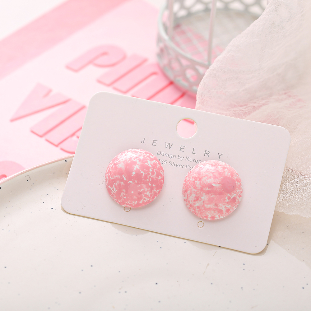 Đôi khuyên tai AY dạng xỏ tạo hình độc đáo màu sắc kẹo ngọt phong cách Hàn Quốc thời trang dành cho nữ