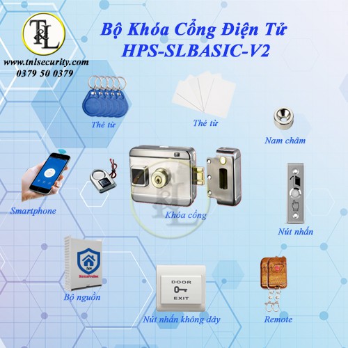 Bộ khóa cổng điện tử HPS-SLBASIC-V2
