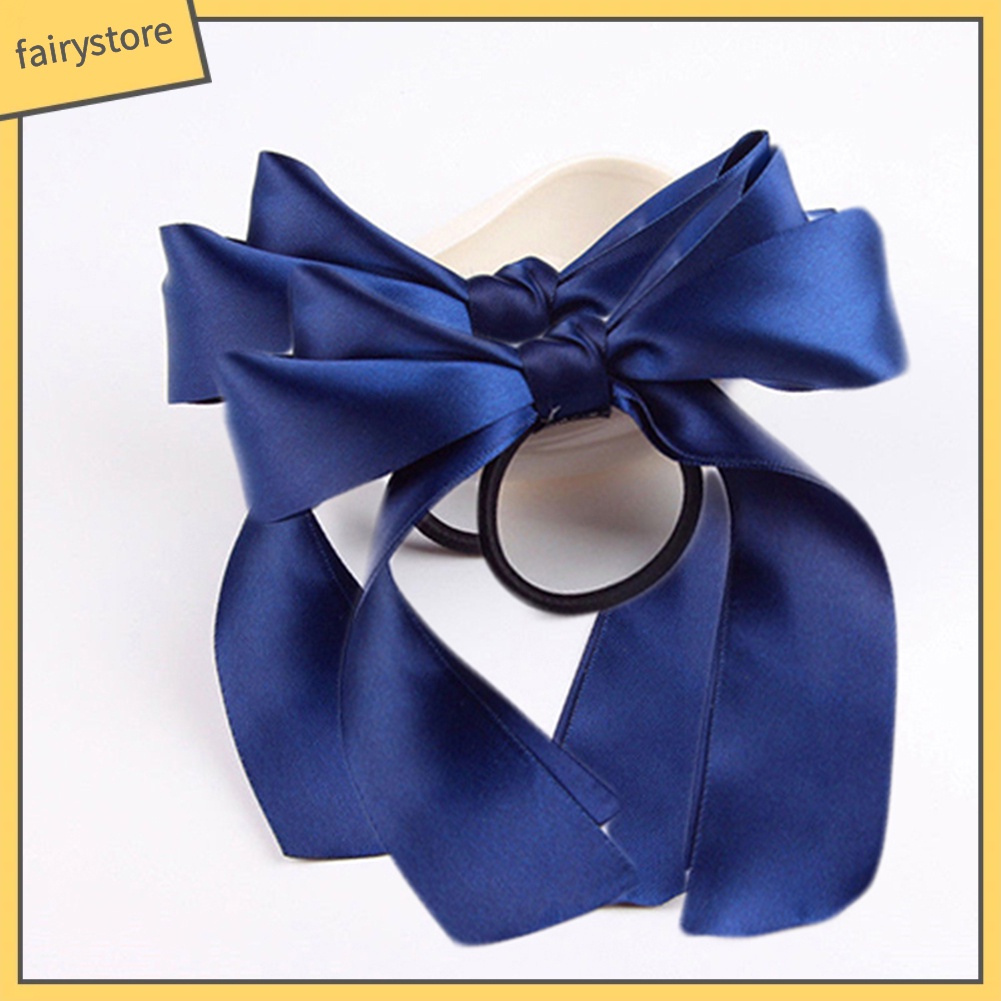 Set 2 dây buộc tóc thắt nơ xinh xắn cho nữ