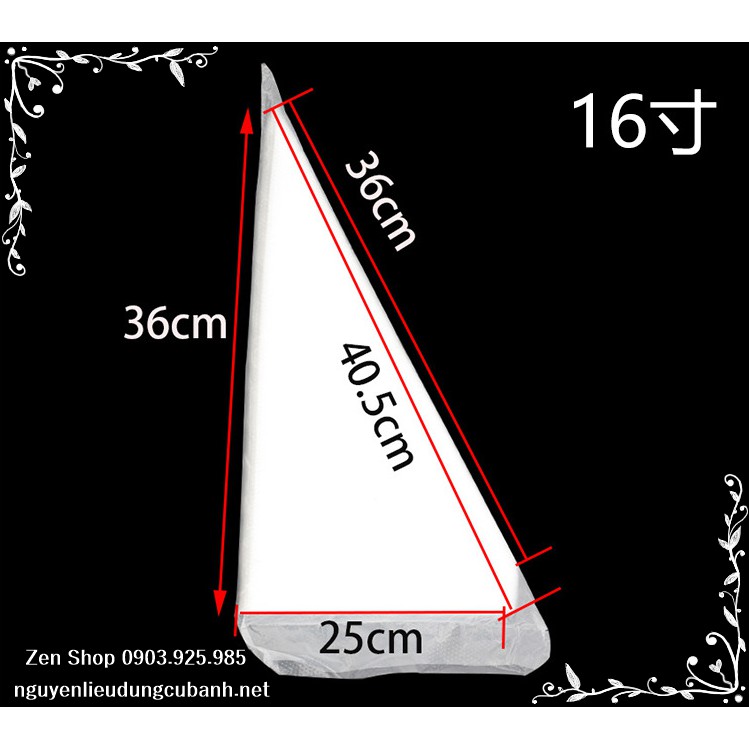 SET 100 TÚI BẮT BÔNG KEM DÀY DẶN SỬ DÙNG 1 LẦN - CÓ 3 SIZE