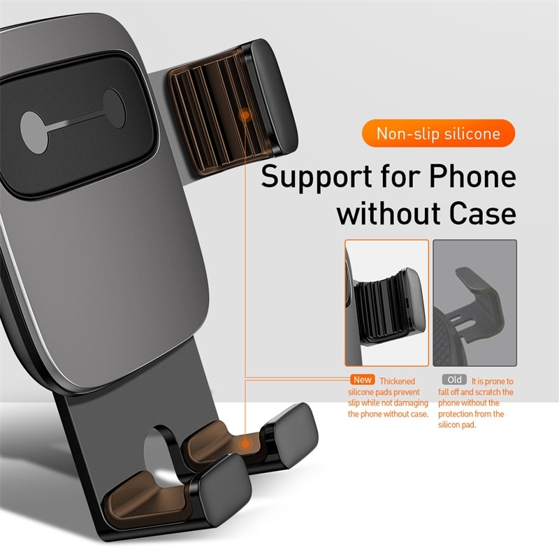 Baseus giữ xe cho điện thoại lực hấp dẫn điện thoại di động Stand chủ giữ trong xe Air vent núi cho iPhone Samsung điện thoại xe hơi Holder