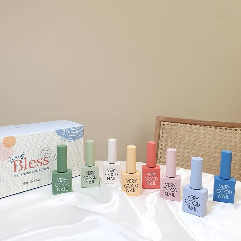 Sơn very good nail chính hãng hàn quốc set bless 2021