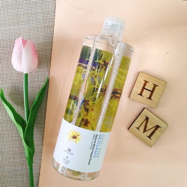 Nước Hoa Hồng Làm Sạch, Dưỡng Ẩm, Dịu Nhẹ Chiết Xuất Cây Phỉ Derladie Natural Witch Hazel Toner 500ml | BigBuy360 - bigbuy360.vn