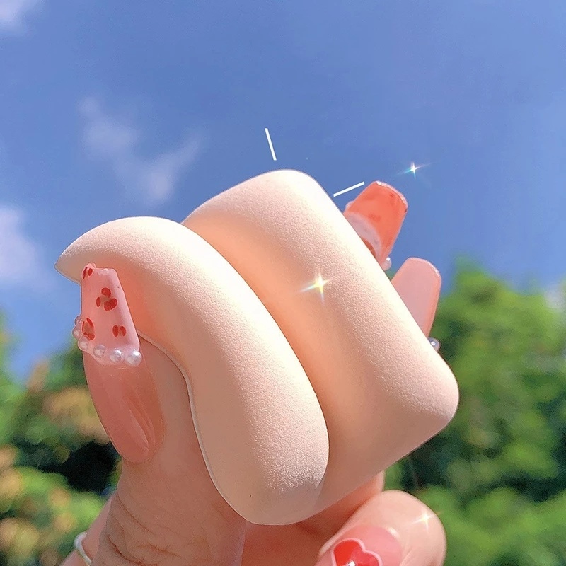 Mút Trang Điểm Cotton Màu Kẹo Có Thể Sử Dụng Dạng Ướt / Khô Tiện Dụng