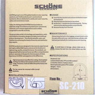 Ổ khoá chữ U SCHONE