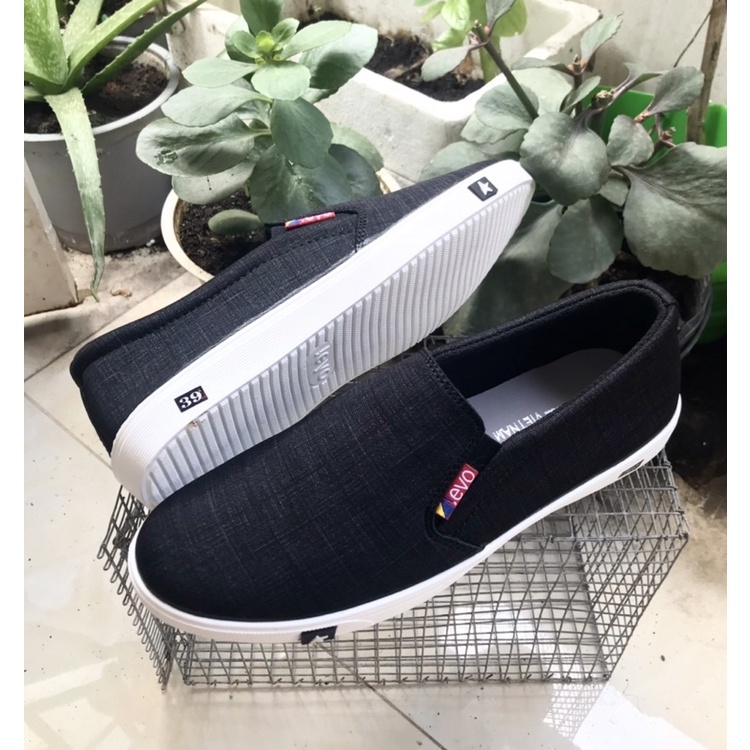 Giày lười vãi nam mẫu mới, phom đẹp, mã LV14, size từ 38-43, màu xám đen sang trọng lịch lãm