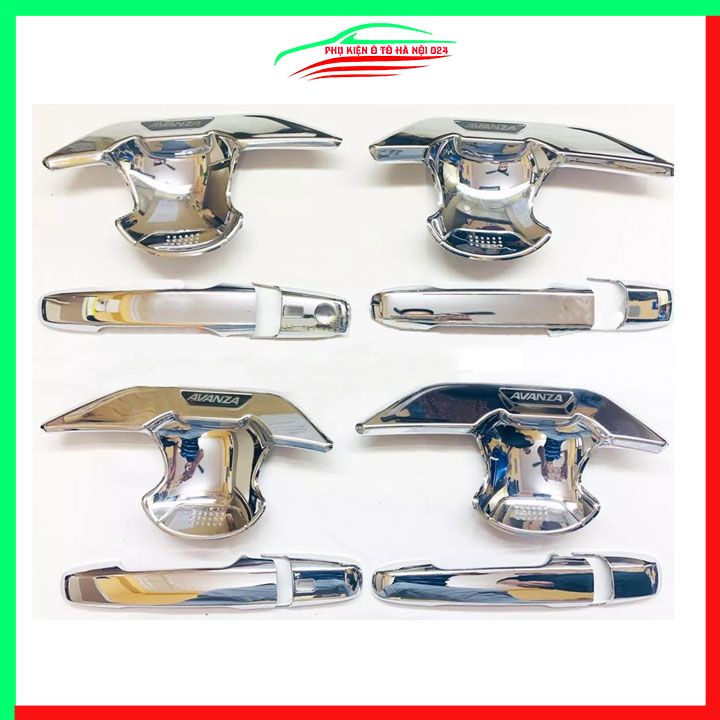 Ốp tay hõm mạ crom AVANZA 2022-2024 sáng bóng chống trầy bảo vệ cửa xe ô tô