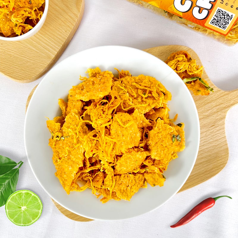 Cơm cháy lắc khô gà 300g🍟FREESHIP🍟 LHYFOOD đồ ăn vặt Hà Nội vừa ngon vừa rẻ