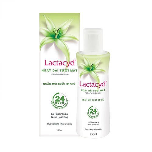 🌸🌸Dung Dịch Vệ Sinh Phụ Nữ Lactacyd Lá Trầu & Nước Hoa Hồng 250ml