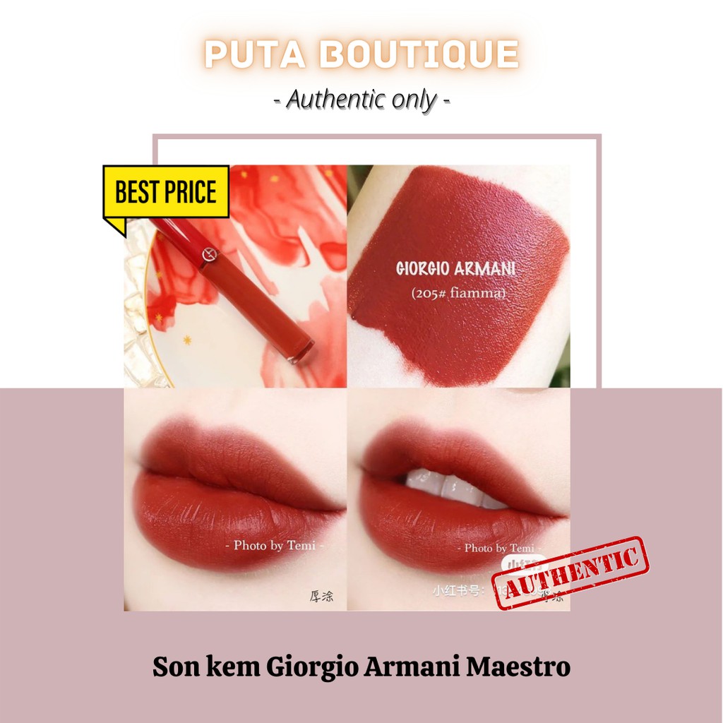 <Hàng auth, bill hãng> Son kem Giorgio Armani