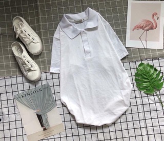 Áo thun POLO + kèm hình thật 100%